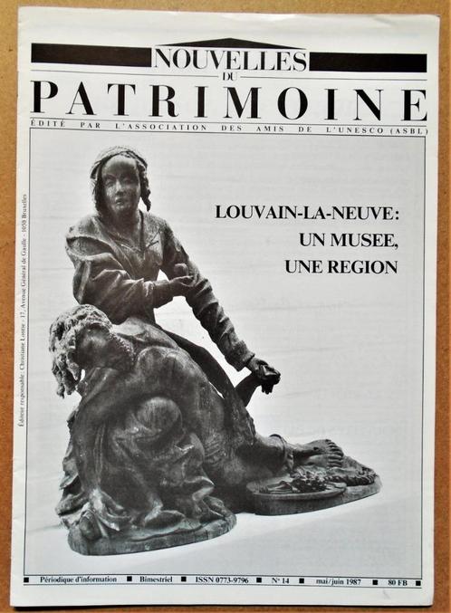 nouvelles du Patrimoine n°14 - 1987 - Louvain-la-Neuve, Livres, Histoire nationale, Utilisé, 20e siècle ou après, Enlèvement ou Envoi