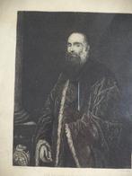 antiek Tintoretto Procurator San Marco Venetië J. Klaus sc., Ophalen of Verzenden