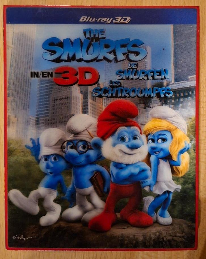 De Smurfen in 3D (Blu-ray) met Vlaamse stemmen, Cd's en Dvd's, Blu-ray, Gebruikt, Tekenfilms en Animatie, 3D, Ophalen of Verzenden