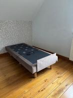 Boxspring Sanoflex met motor 90 cm, Huis en Inrichting, Ophalen, Bruin, Tweepersoons, 180 cm