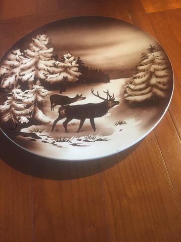 Mooie oud sierbord villeroy&boch, Ophalen of Verzenden
