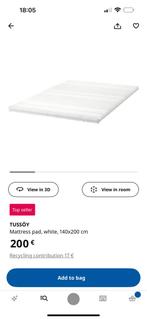 Matrastopper ikea Tussoy nieuw!, Ophalen of Verzenden, Zo goed als nieuw