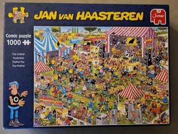 Puzzel Jan van Haasteren - Pop festival 1000 stukjes beschikbaar voor biedingen