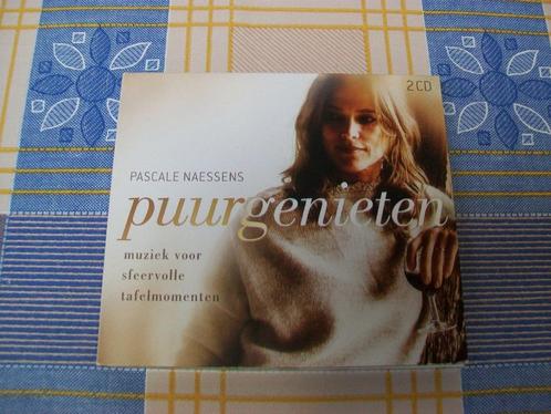 CD - Pascale Naessens - Puur Genieten - Tafelmuziek - Koken, CD & DVD, CD | Classique, Utilisé, Musique de chambre, Enlèvement ou Envoi