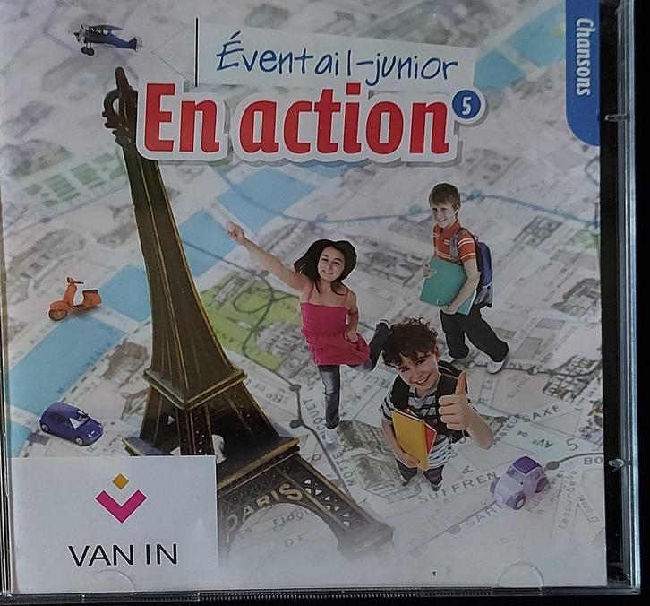 En Action 5 Liedjes CD's (2 CD's), Boeken, Schoolboeken, Zo goed als nieuw, Frans, BSO, Ophalen of Verzenden