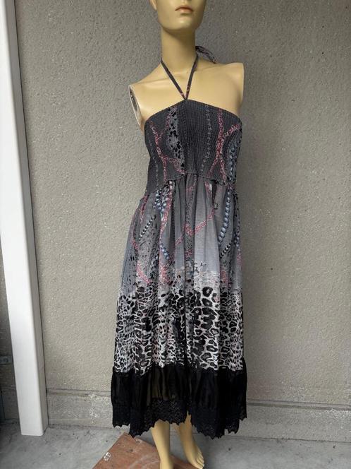 jurk xl, Kleding | Dames, Jurken, Zo goed als nieuw, Maat 42/44 (L), Overige kleuren, Onder de knie, Ophalen of Verzenden