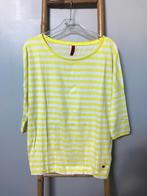 S.Oliver QS blouse wit/gele lijn. Maat XS., Kleding | Dames, S. Oliver, Zo goed als nieuw, Maat 34 (XS) of kleiner, Wit