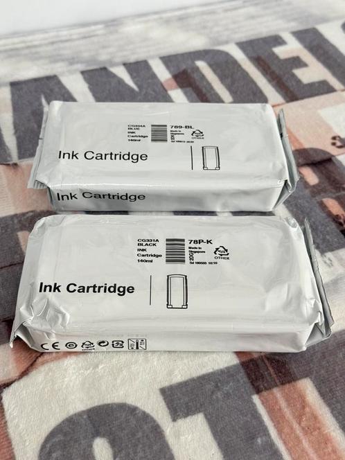 HP Ink Cartridge CG331A 78P-K black 789-BL Blue CG334A set, Computers en Software, Printerbenodigdheden, Cartridge, Ophalen of Verzenden
