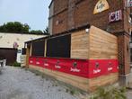 Vend mon chalet en bois 4/7 avec toiture et gouttière, Tuin en Terras, Tuinhuizen, Ophalen, Hout