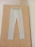 Witte lange legging maat 122/128, als nieuw, Ophalen of Verzenden, Zo goed als nieuw, Meisje, Broek