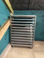 Professioneel RVS bakkerij rek met ovenplaten –11616651 cm, Ophalen, Gebruikt