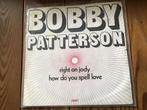 7 » Bobby Patterson - comment épelez-vous amour, Enlèvement ou Envoi