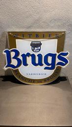 Brugs reclame bord., Verzamelen, Ophalen of Verzenden, Gebruikt, Reclamebord