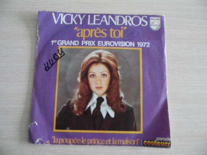 NAAR JOU, VICKY LÉANDROS, EUROVISION 1972, Cd's en Dvd's, Vinyl | Overige Vinyl, Zo goed als nieuw, Overige formaten, Ophalen of Verzenden