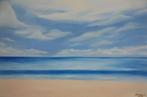 Ocean 2 (mer, grande peinture à l'huile) 75x115 cm, Enlèvement ou Envoi