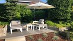 Modulaire Loungeset & Parasol, Tuin en Terras, Tuinsets en Loungesets, Ophalen, 4 zitplaatsen, Gebruikt, Bank