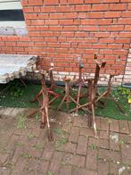 Plaffonneren stellingpootjes, Ophalen, Gebruikt