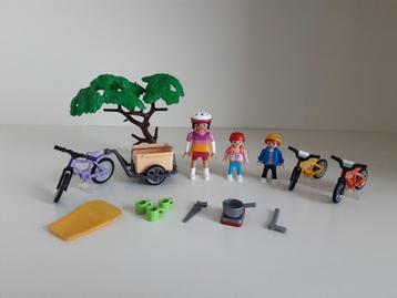 PLaymobil kamperen met de fiets