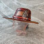 Vintage Cowboy hoed leder maat 7 omtrek 53 cm, Kleding | Heren, Hoeden en Petten, Ophalen of Verzenden, Hoed