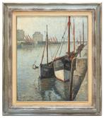 Vue de port - Leon Corthals, Antiquités & Art, Enlèvement ou Envoi
