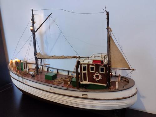 Deense vissersboot Mary Ann E 382 model maquette 20ste eeuw, Hobby en Vrije tijd, Modelbouw | Boten en Schepen, Gebruikt, Ophalen of Verzenden