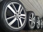 Originele 20 inch 5x130 Audi Q7 4L VW Touareg velgen banden, Gebruikt, 275 mm, Banden en Velgen, Personenwagen