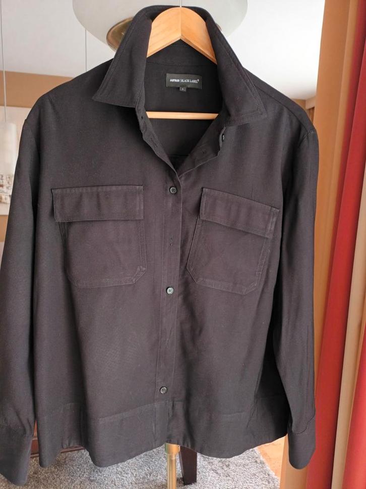 Dames hemdbloes "ASTRID" Black label, Kleding | Dames, Blouses en Tunieken, Nieuw, Zwart, Ophalen of Verzenden