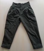 Mooie donkerkaki wollen broek, maat L, Mango, Maat 42/44 (L), Ophalen of Verzenden, Zo goed als nieuw