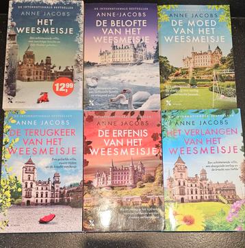 het weesmeisje  boeken , 6 stuks  , anne Jacobs beschikbaar voor biedingen