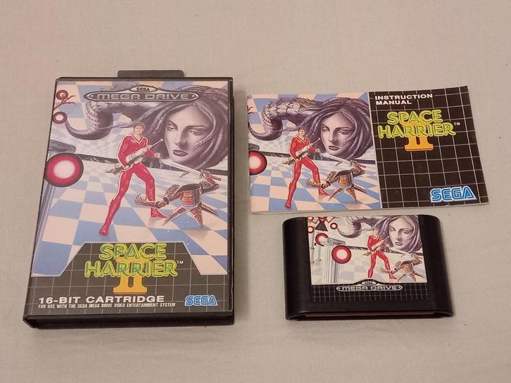 SEGA Mega Drive - Space Harrier II, Games en Spelcomputers, Games | Sega, Gebruikt, Mega Drive, Shooter, 1 speler, Vanaf 7 jaar