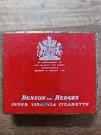 Sigarettendoosje Benson and Hedges, jaren 50, Verzamelen, Rookartikelen, Aanstekers en Luciferdoosjes, Gebruikt, Ophalen of Verzenden