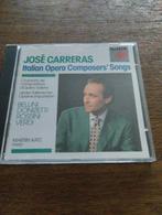 Cd Jose Carreras, compositeurs d'opéra italiens, Envoi, Comme neuf, Opéra ou Opérette
