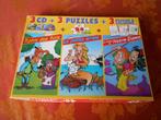 3 puzzels: Robin Hood, De Kleine Zeemeermin, De Klokkenluide, Kinderen en Baby's, Ophalen of Verzenden, 10 tot 50 stukjes, Gebruikt