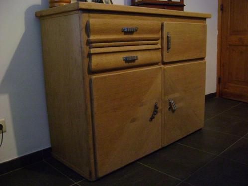 mooie art deco kast eik onbehandeld, Antiek en Kunst, Antiek | Meubels | Kasten, Ophalen of Verzenden