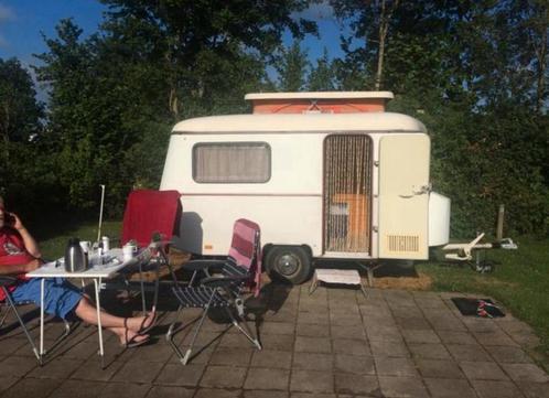 Vintage Caravan Eriba Pan 1979 530kg te Koop, Caravans en Kamperen, Caravans, Particulier, tot en met 3, 500 - 750 kg, Standaardzit