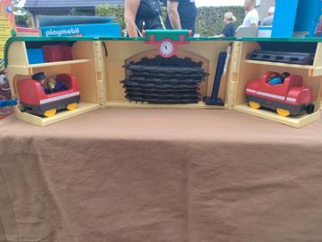 Treinstation playmobil, Enlèvement ou Envoi, Utilisé