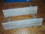 2 houten wandplanken, Huis en Inrichting, Woonaccessoires | Wandplanken en Boekenplanken, Ophalen of Verzenden, Zo goed als nieuw