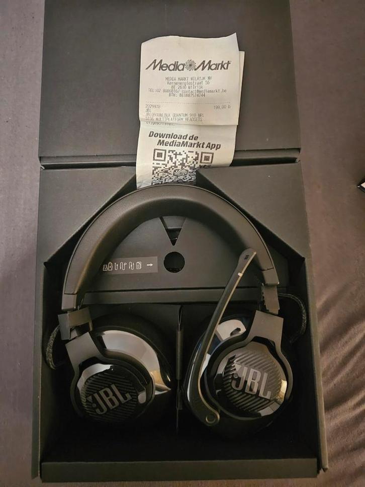 JBL Quantum 910 Wireless Gaming Headset, Audio, Tv en Foto, Hoofdtelefoons, Bluetooth, Ophalen of Verzenden