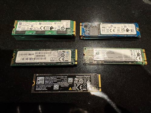 Disques NVMe M.2 SSD 512 Go - En bon état - par pièce 30€, Informatique & Logiciels, Disques durs, Comme neuf, Laptop, Interne