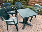 Tuintafel en stoelen, Ophalen, Zo goed als nieuw