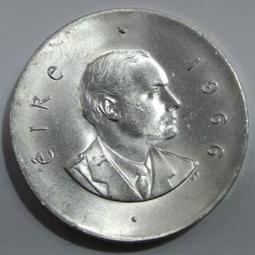 Ierland 10 scilling zilver 1966