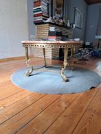 Marmeren salontafel, Ophalen, Gebruikt, Rond, Metaal