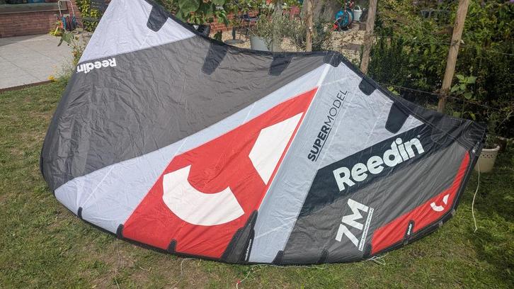 Kite Reedin Supermodel V2 7m Kitesurf zo goed als nieuw, Watersport en Boten, Kitesurfen, Zo goed als nieuw, Kite, 7 m², Geen board