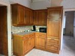 Massief houten keuken, Huis en Inrichting, Keuken | Complete keukens, Ophalen, Zo goed als nieuw