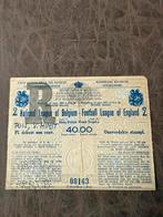 Ticket belgie-engeland, Verzenden