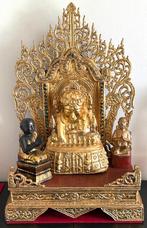 Magnifique Autel Mandalay avec Bouddhas - Birmanie - 1930, Enlèvement