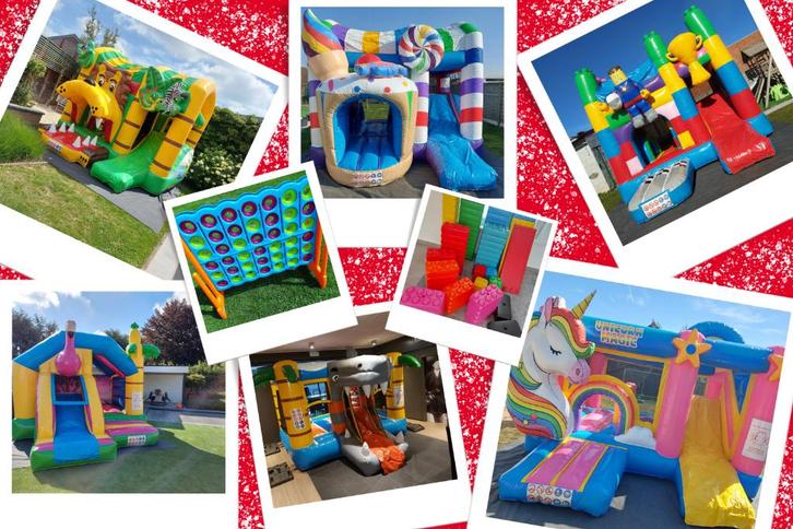 Springkasteel huren / te huur, Hobby en Vrije tijd, Feestartikelen | Verhuur, Nieuw, Ophalen