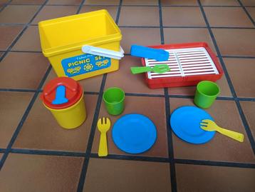 Picknickset van Fisher-Price in goede staat.  beschikbaar voor biedingen