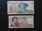 Belgique lot de 2 anciens billets 500frs et100frs, Timbres & Monnaies, Enlèvement ou Envoi