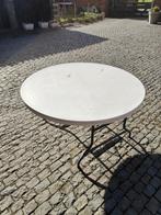 Tuintafel, Tuin en Terras, Ophalen, Gebruikt, Rond, Kunststof